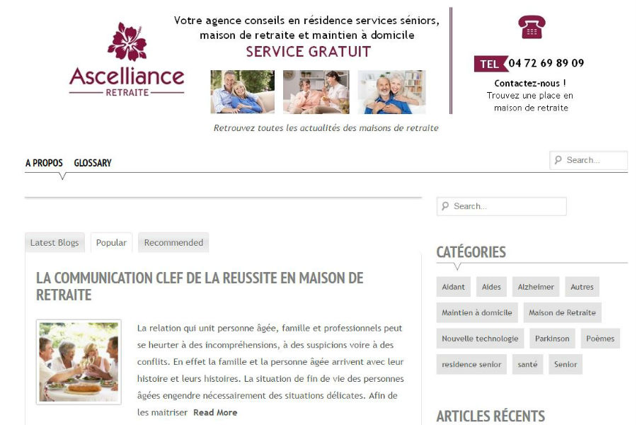 Un blog pour l'actualité seniors