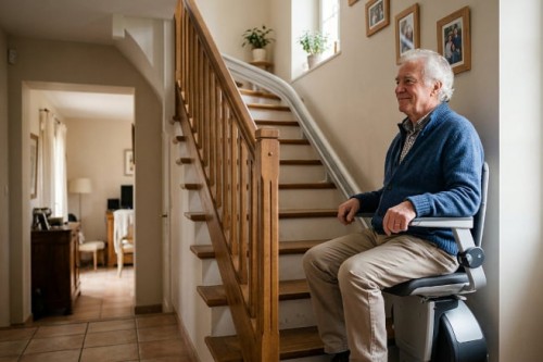 Monte-escalier : garder l'accès à tout son logement
